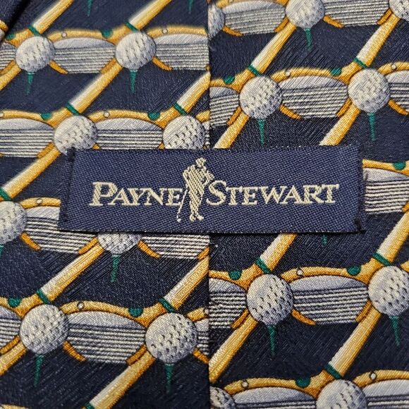 Payne Stewart Golf Shop All Silk Tie Made in the USA - Picture 4 of 6